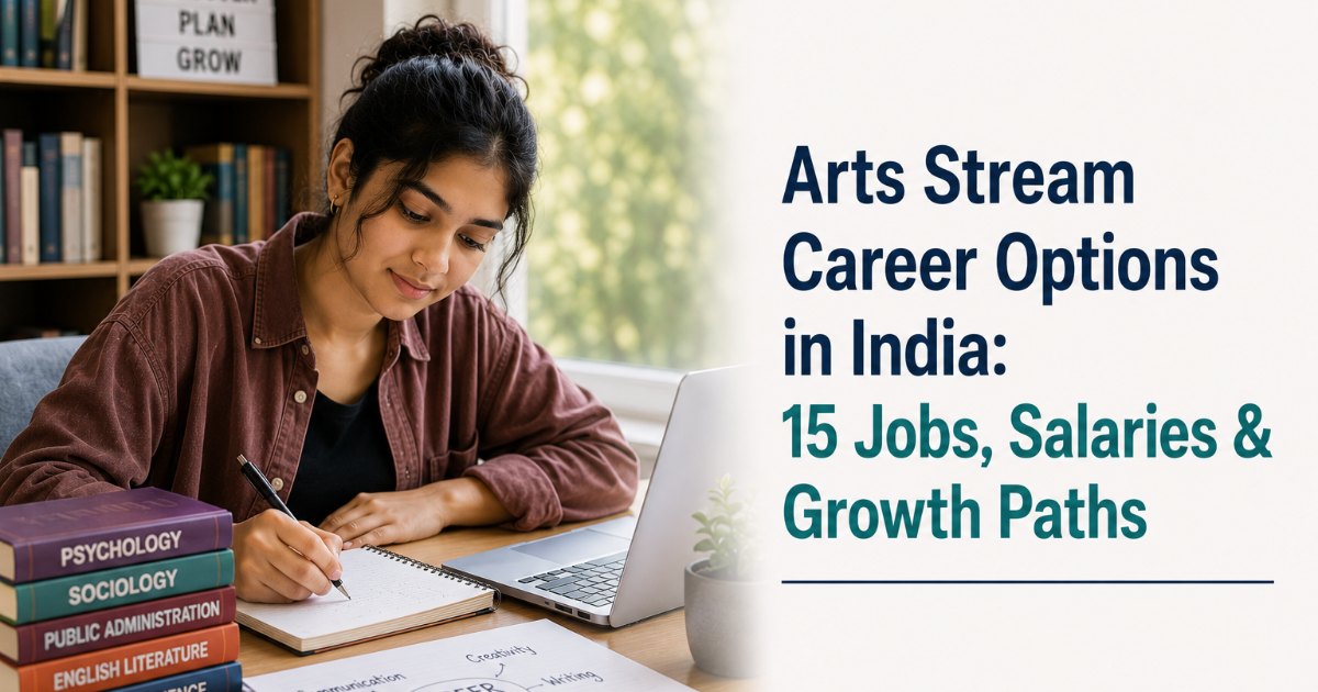 Arts Stream Career Options in India: 15 Jobs, Salaries & Growth Paths (2026)