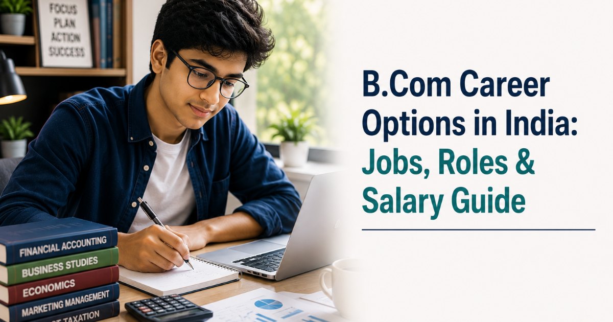 B.Com Career Options in India: Jobs, Roles & Salary Guide