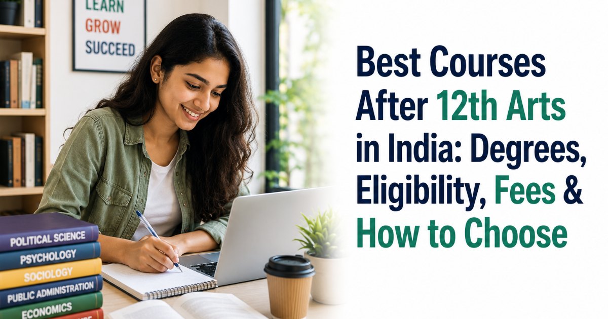 Best Courses After 12th Arts in India: Degrees, Eligibility, Fees & How to Choose (2026)