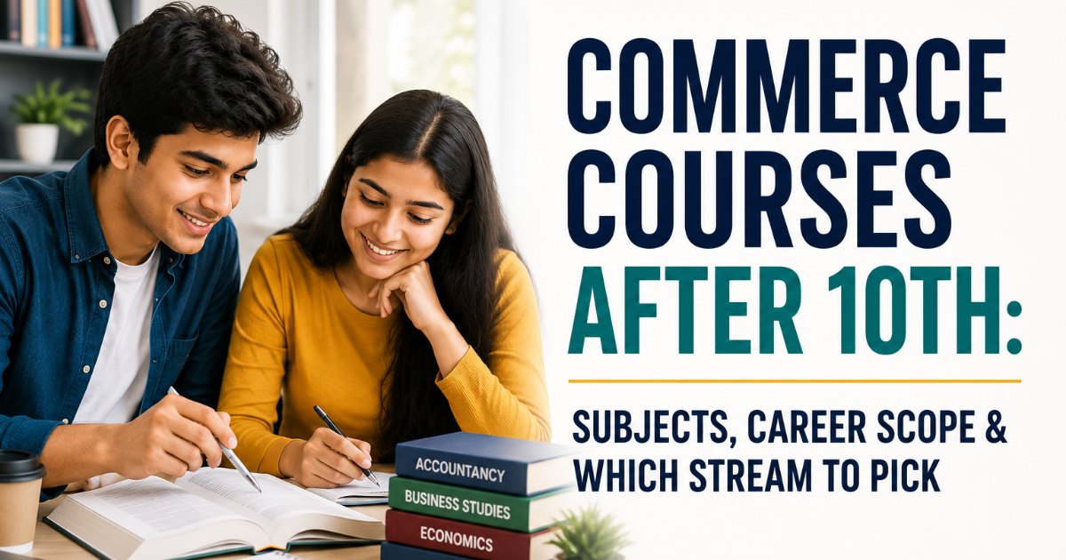 Commerce Courses After 10th: Subjects, Career Scope & Which Stream to Pick 2026