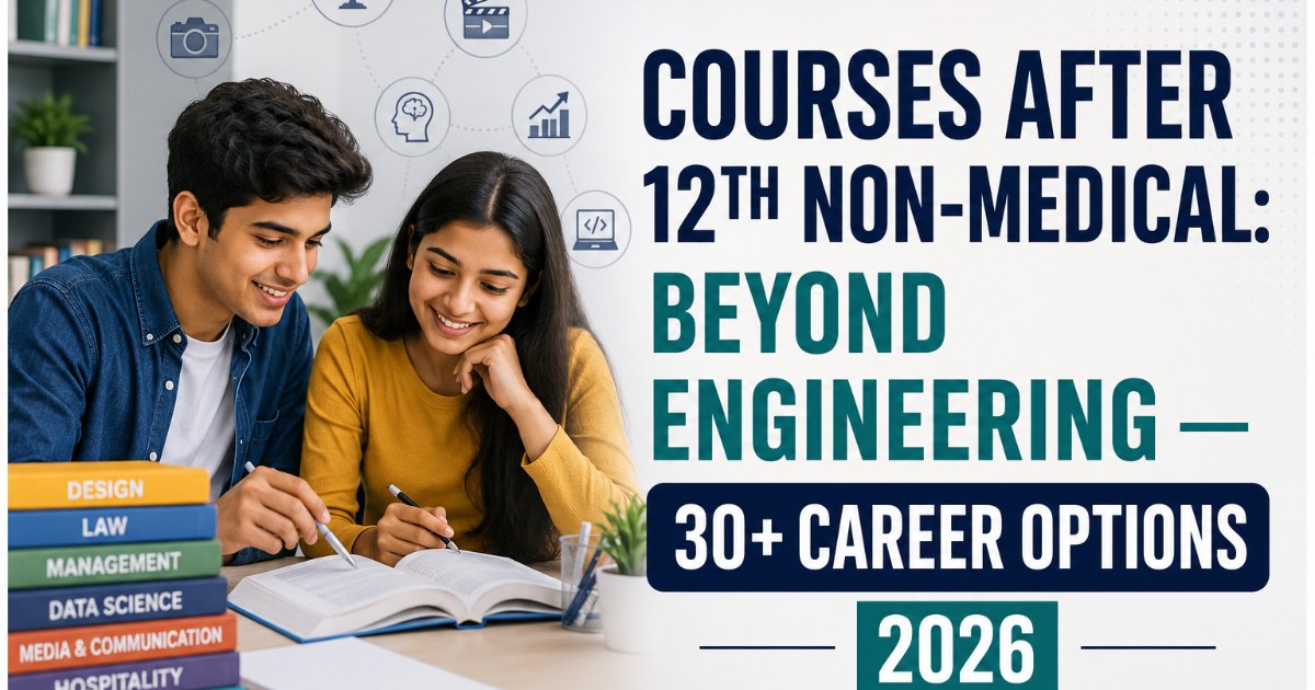 Courses After 12th Non-Medical: Beyond Engineering — 30+ Career Options 2026
