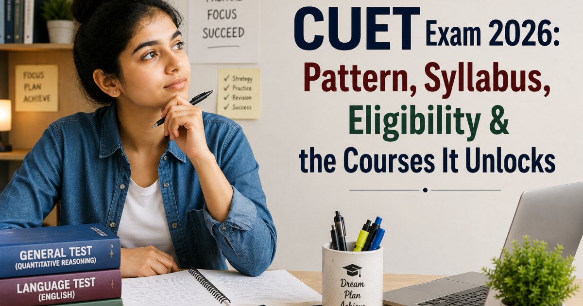 CUET Exam 2026: Pattern, Syllabus, Eligibility & the Courses It Unlocks