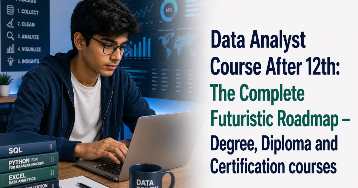 Data Analyst Course After 12th: The Complete 2026 Roadmap – Degree, Diploma and Certification courses