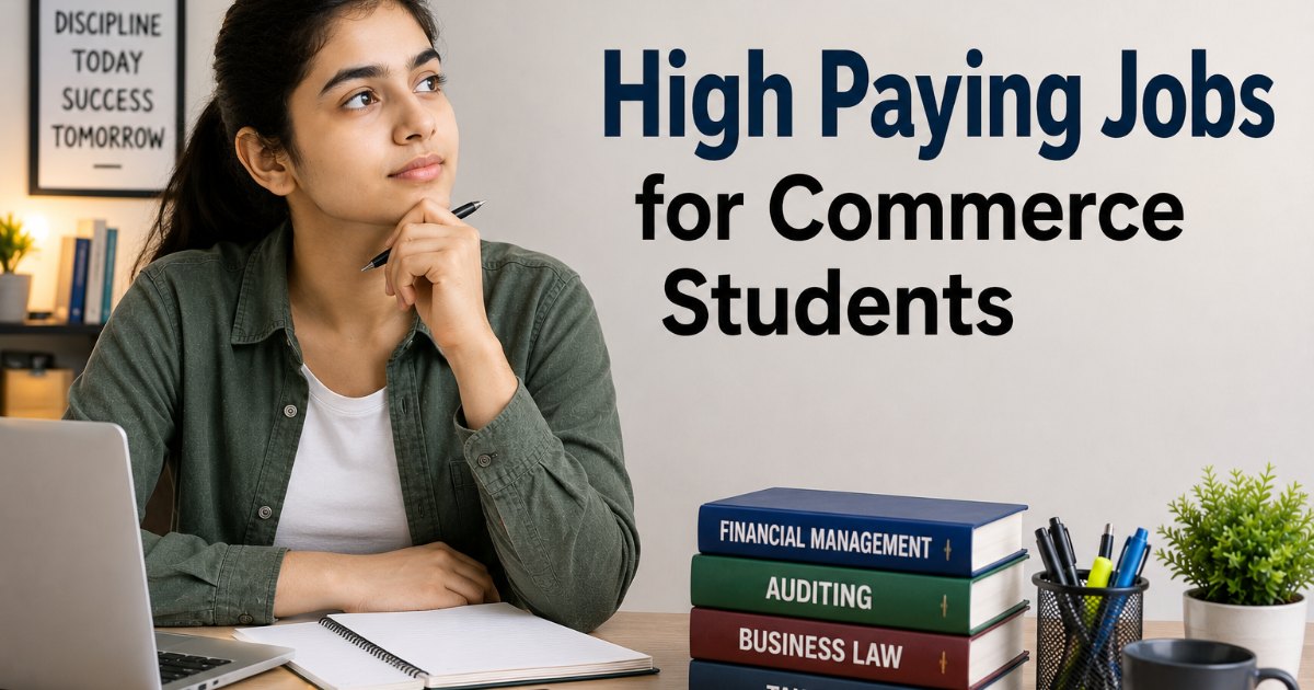 High Paying Jobs for Commerce Students in 2026