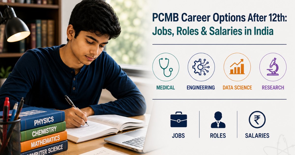 PCMB Career Options After 12th: Jobs, Roles & Salaries in India