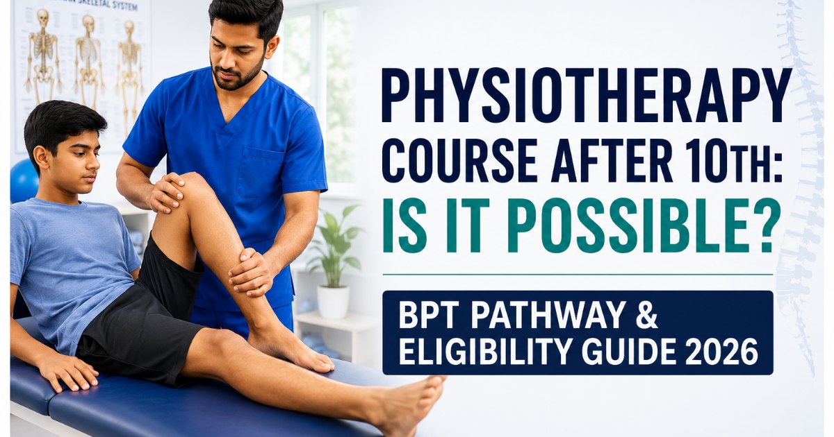 Physiotherapy Course After 10th: Is It Possible? BPT Pathway & Eligibility Guide 2026