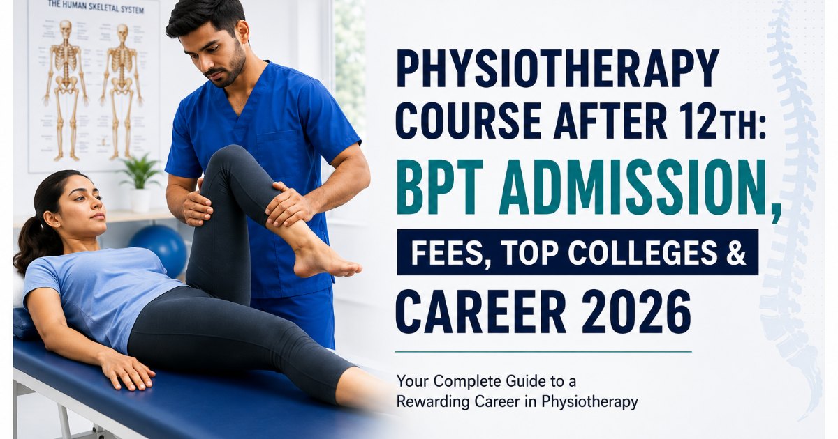 Physiotherapy Course After 12th: BPT Admission, Fees, Top Colleges & Career 2026